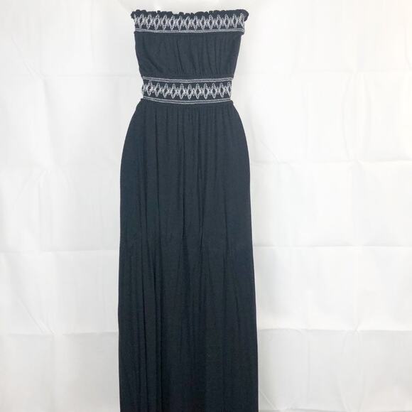 Vintage Dynamite Maxi Dress Womens Small Embroidered Smocked Event Boho Chic Y2K - Picture 7 of 12